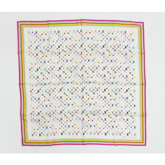 Louis Vuitton scarf multicolor silk - Picture 1 of 1